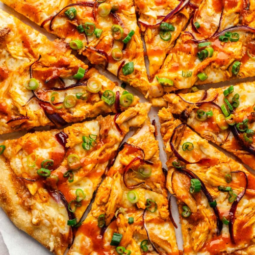 Meduim pizza barbeque chicken (32cm)