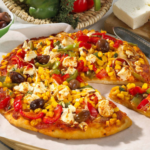 Meduim pizza vegetarisch (32cm)