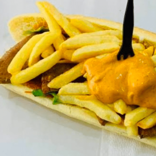 Super deal frans hamburger ( 3 maal franse drank erbij)