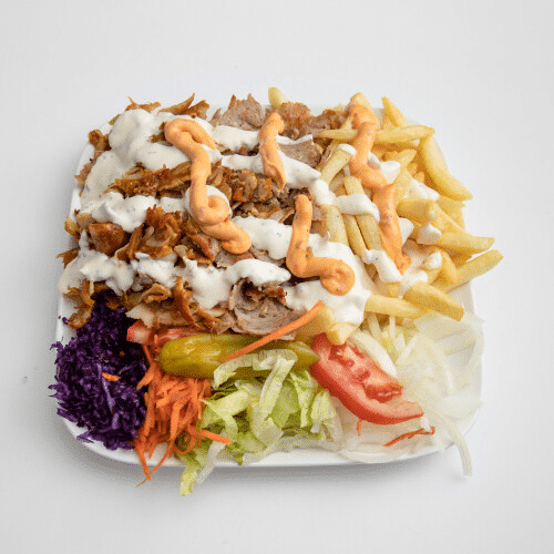 Menu schotel groot (2 schotels keuze drank erbij)