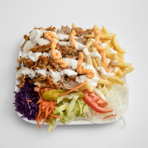 Menu schotel klein (2 schotels drankje erbij)