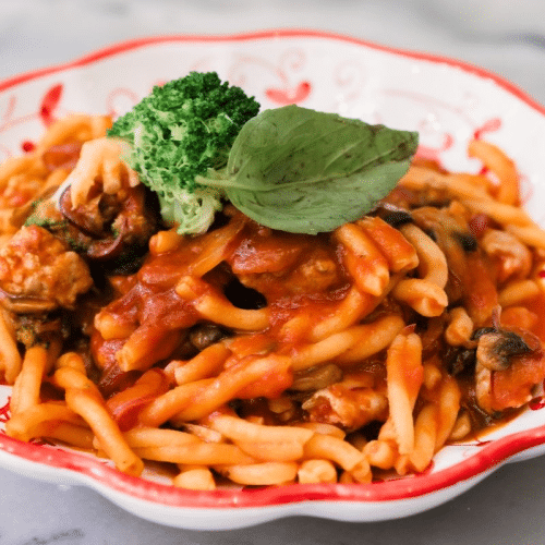 Ragu salsiccia e verdure