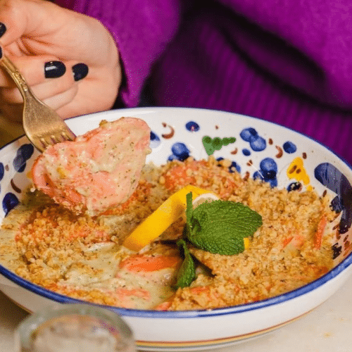 Saumon & CrÈMe De Courgette