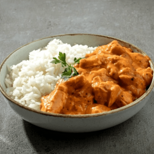 Chicken tikka masala avec riz basmati