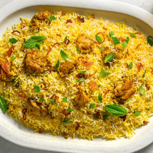 Poulet biryani