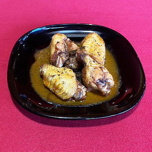 Alas de pollo barbacoa