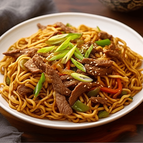 Nouilles sautées boeuf