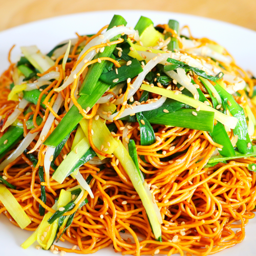 Nouilles sautées légumes