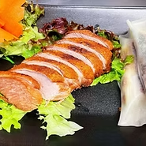 Plat canard laqué de pékin