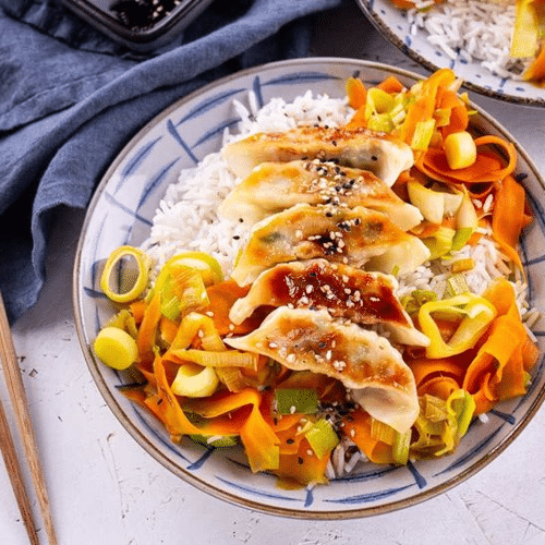 Végétarien aux gyoza légumes