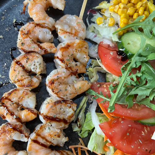 Scampi brochette (10 stuks)