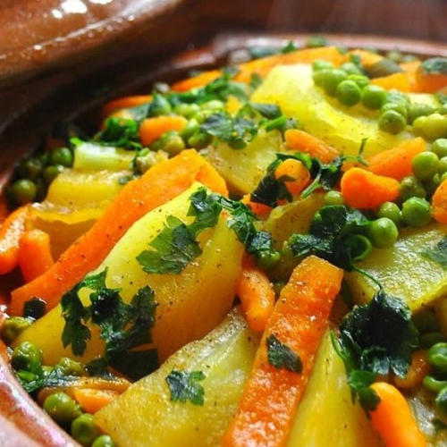 Tajine de veau aux légumes
