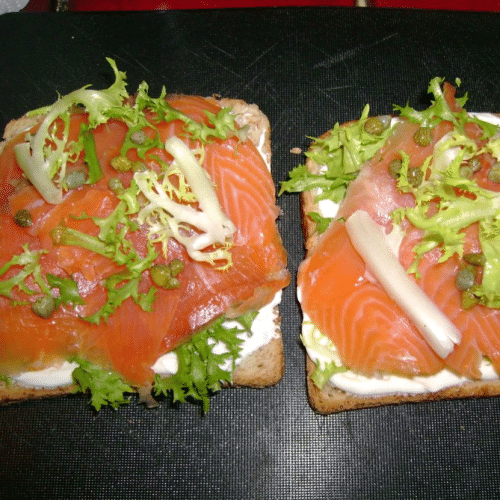 Toasts saumon fumé