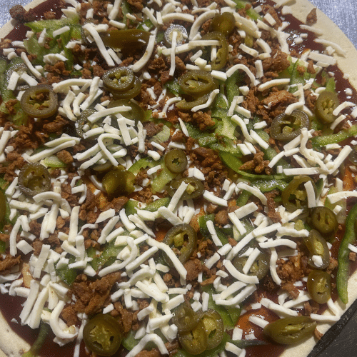 Pizza medium - Hot bbq