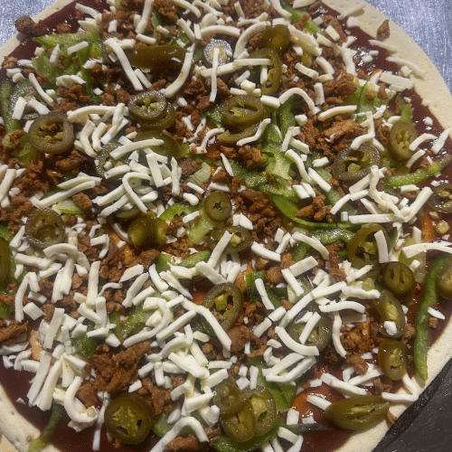 Pizza small - Hot bbq