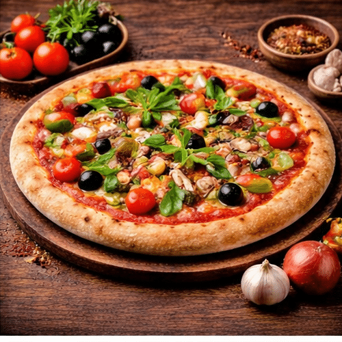 Pizza vegetariana (30 cm)