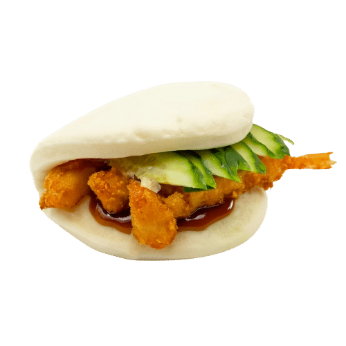 Pain Bao crevette tempura