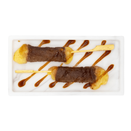 Brochettes bacon cheese