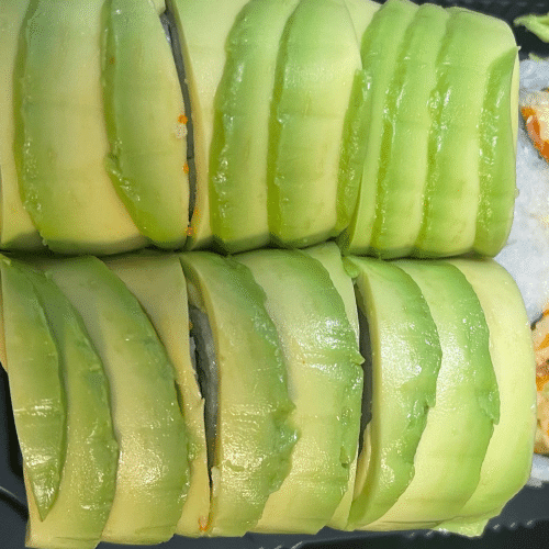Green dragon roll zalm