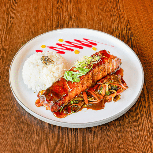 Teriyaki zalm