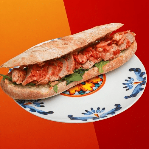 Panino Polpette Pizzaiola