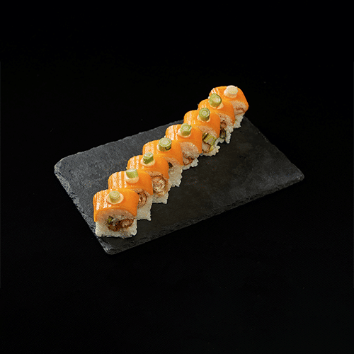 Cheddar chicken roll spicy (8 pièces)
