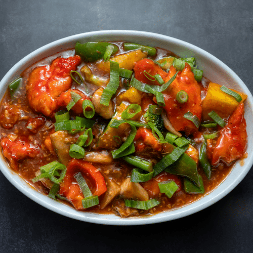 Chilly chicken (peu épicé)