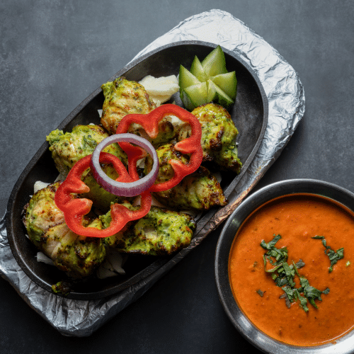 Murgh hariyali kebab