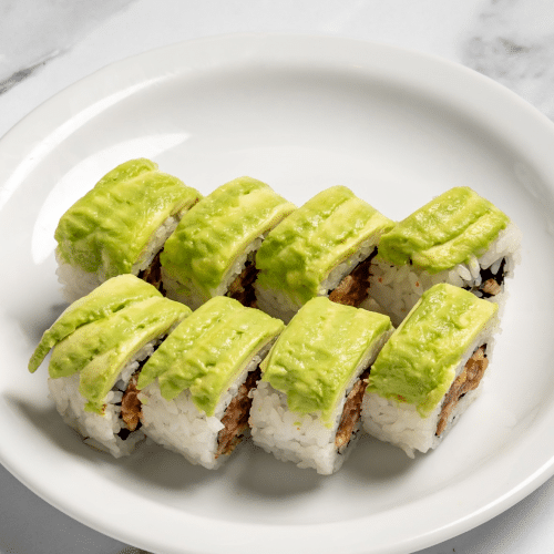 Green rainbow roll