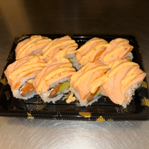 Smoky salmon rolls