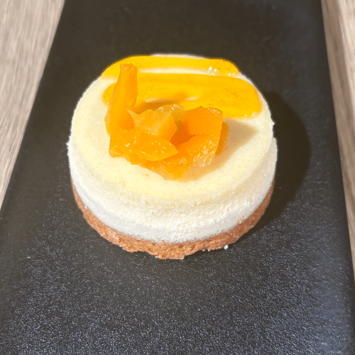 Cheesecake yuzu et mangue