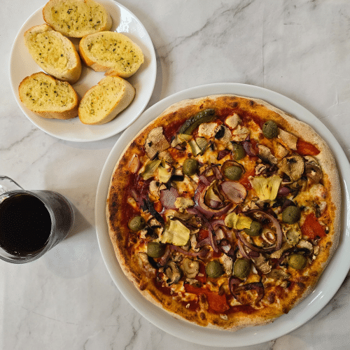 One and Only Pizza menu