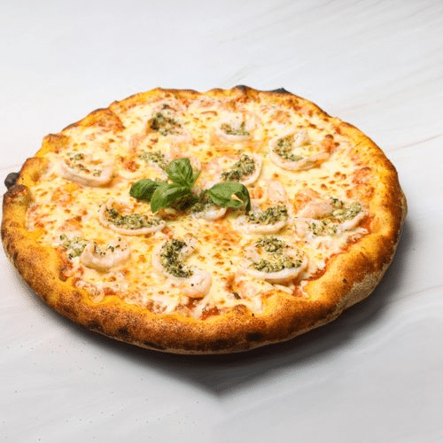 Pizza scampi