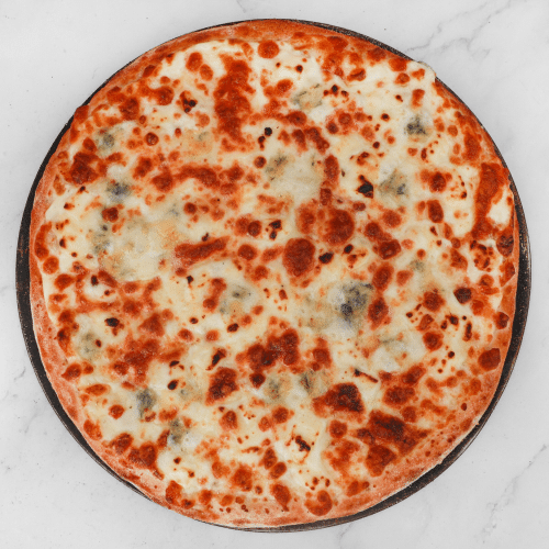 Pizza creamy cheese