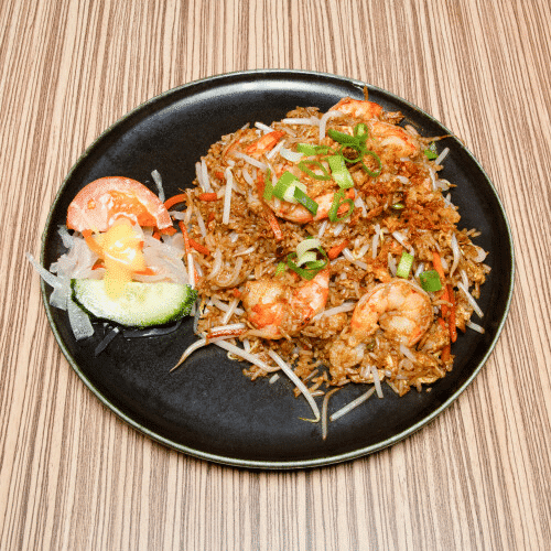 Riz sauté aux scampis