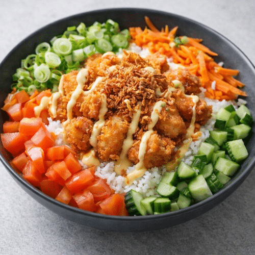 Chicken crispy bowl