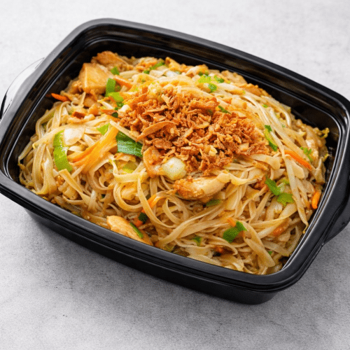 Pad Thaï sautées au poulet