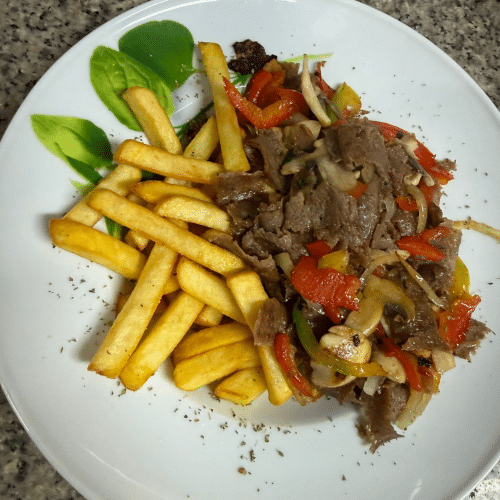 Bakje friet kebab speciaal