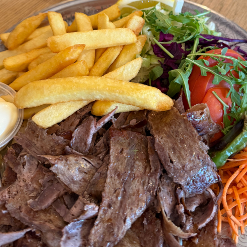 Pitta avec frites