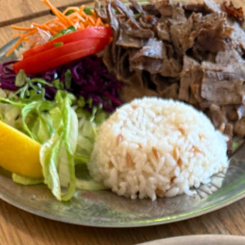 Pitta avec riz