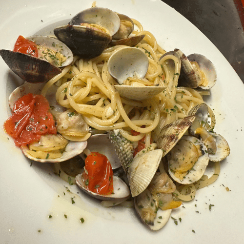 Spaghetti aux palourdes