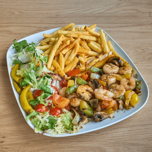 Scampi schotel groot