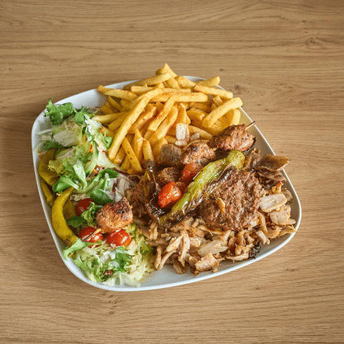 Schotel gemengd groot