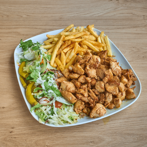 Schotel kippenblokjes klein