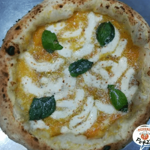 La Pizza margherita gialla