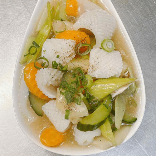 Calamars aux ananas