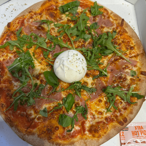 Pizza burrata