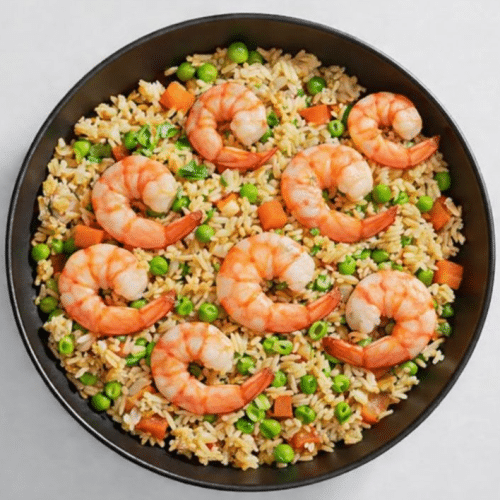 Nasi Goreng met Chinese garnalen