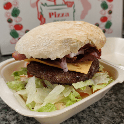 Burger BBQ et potetos