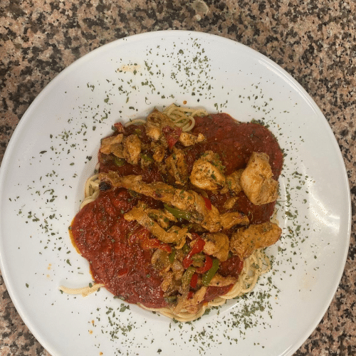 Spaghetti Isis kip